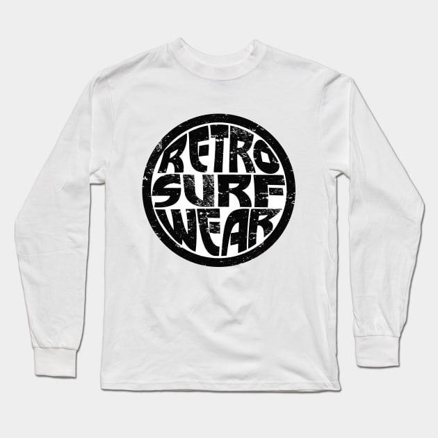 Retro Surf Wear Long Sleeve T-Shirt by RetroSurfWear